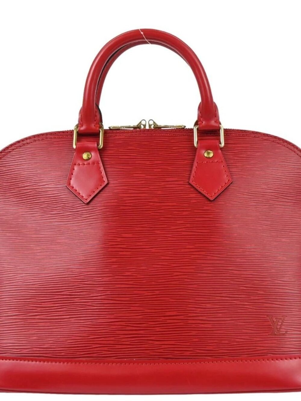 Louis Vuitton Red Epi Alma